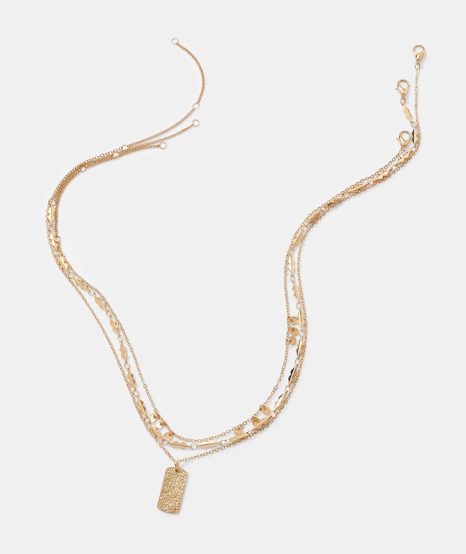 GOLD MIXED CHAIN NECKLACE PACK