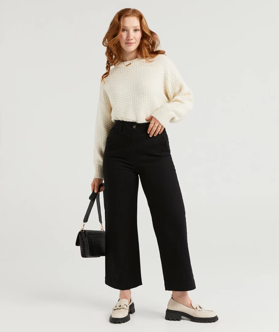 SKYLAR CROPPED WIDE LEG PANTS - Image 7