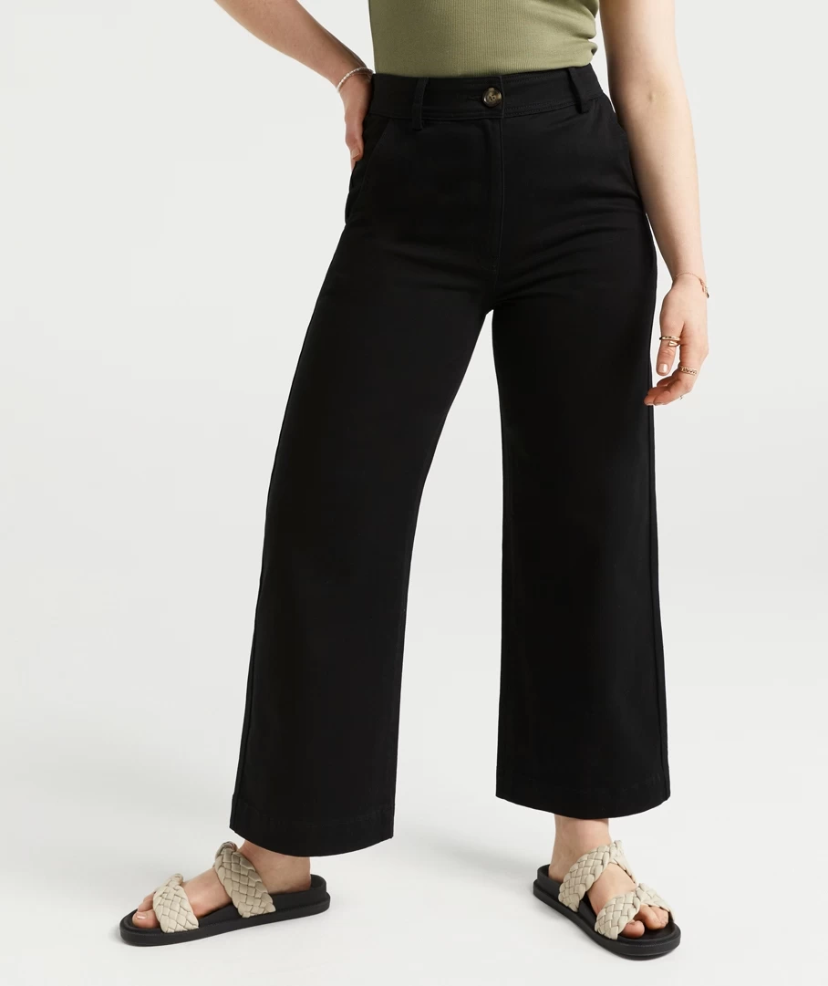SKYLAR CROPPED WIDE LEG PANTS - Image 2