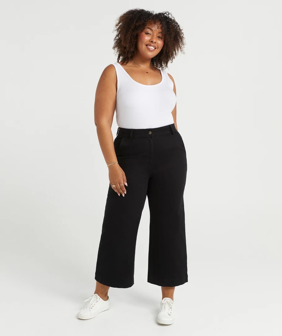 SKYLAR CROPPED WIDE LEG PANTS - Image 5