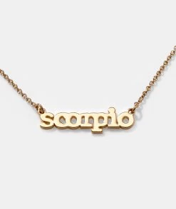 WRITTEN IN THE STARS ZODIAC NECKLACE