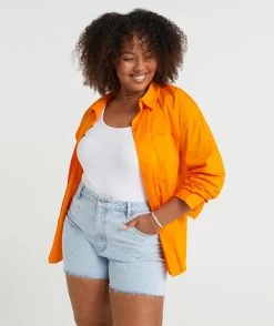 ALLY COTTON POPLIN SHIRT