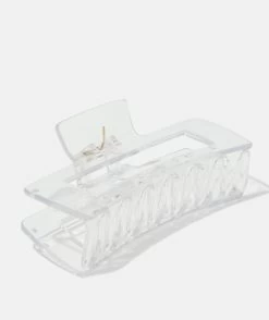 CLEAR OPEN RECTANGLE HAIR CLAW
