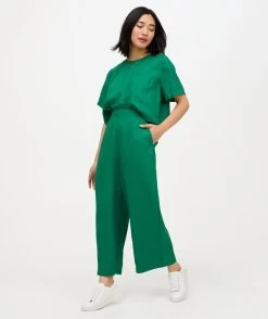 EUROPEAN LINEN CULOTTE PANTS