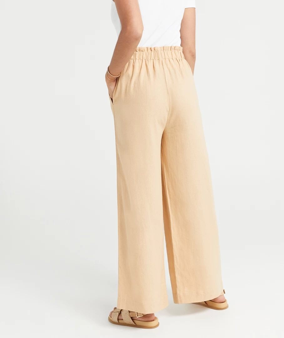 THE LINEN WIDE LEG PANTS - Image 8