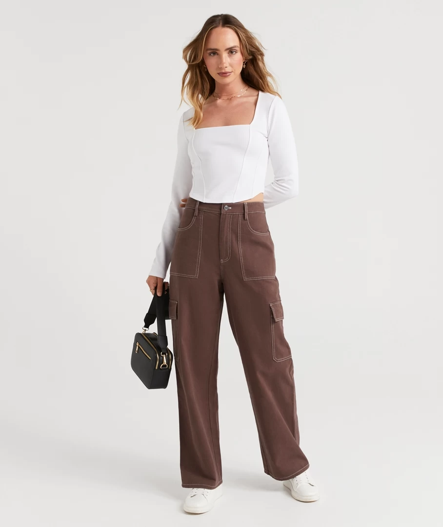 DREW CARGO STRAIGHT LEG PANTS - Image 5