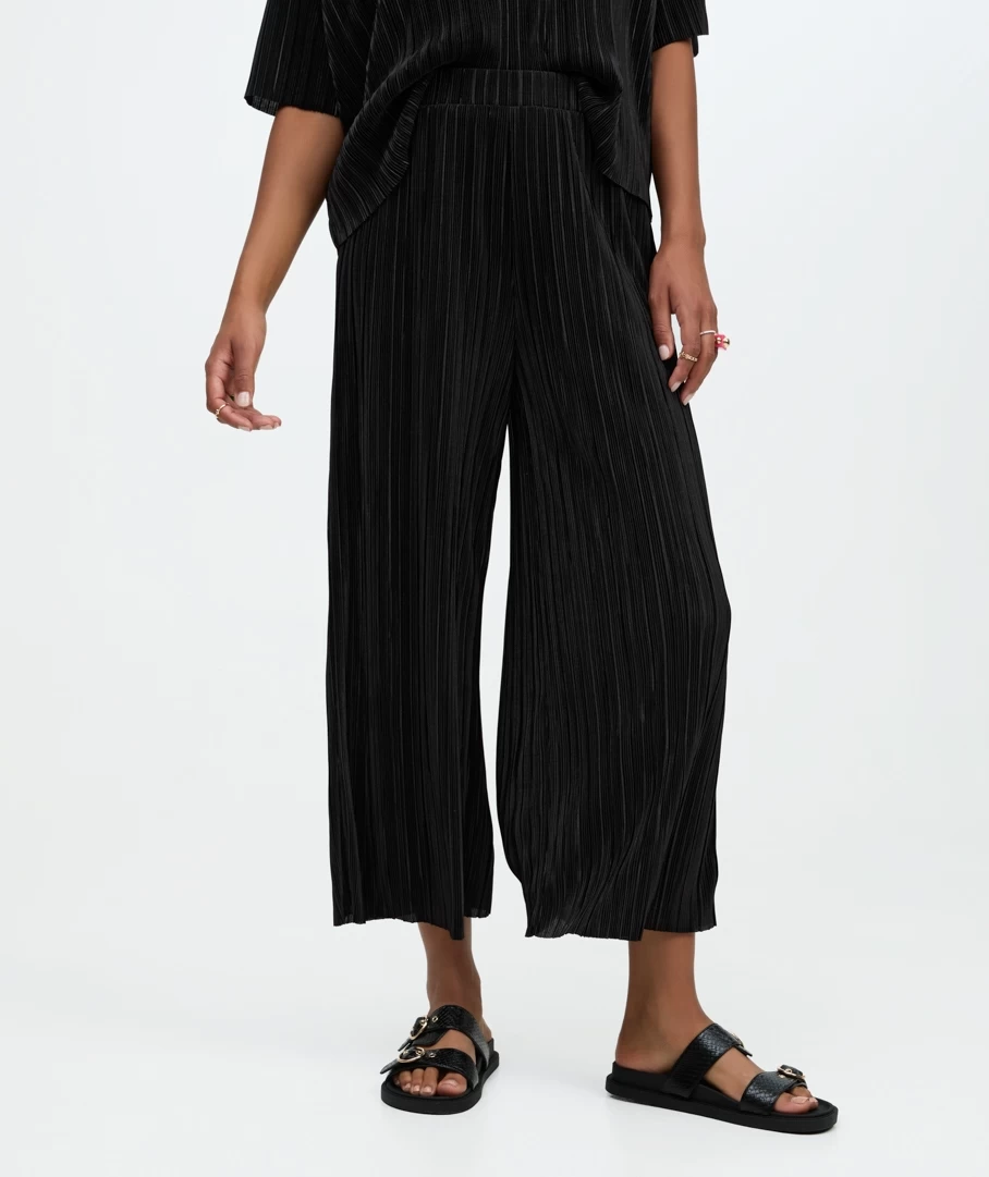 PLISSE PLEATED CULOTTE PANTS - Image 7