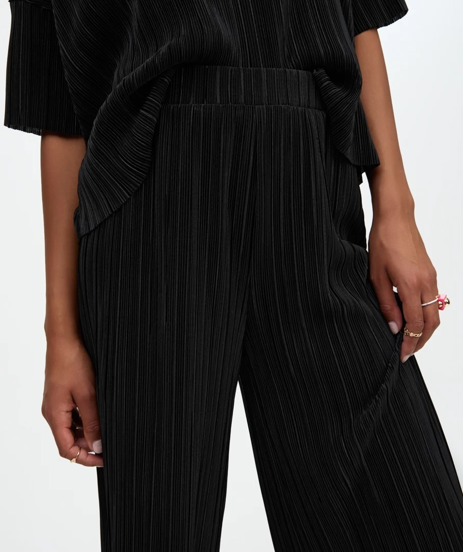 PLISSE PLEATED CULOTTE PANTS - Image 5