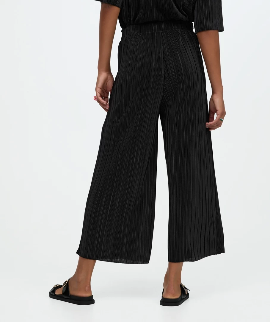 PLISSE PLEATED CULOTTE PANTS - Image 4