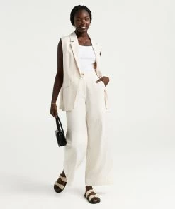 BELLA TEXTURED FULL LENGTH PANTS