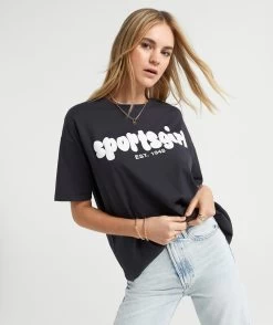 REWIND BOYFRIEND BUBBLE LOGO T-SHIRT