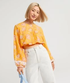 KAI BALLOON SLEEVE BLOUSE