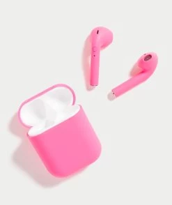 LISTEN UP! NEON PINK BLUETOOTH EARPHONES