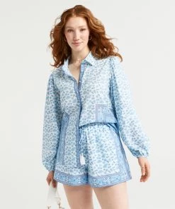 ZAIDA COTTON PRINTED SHIRT