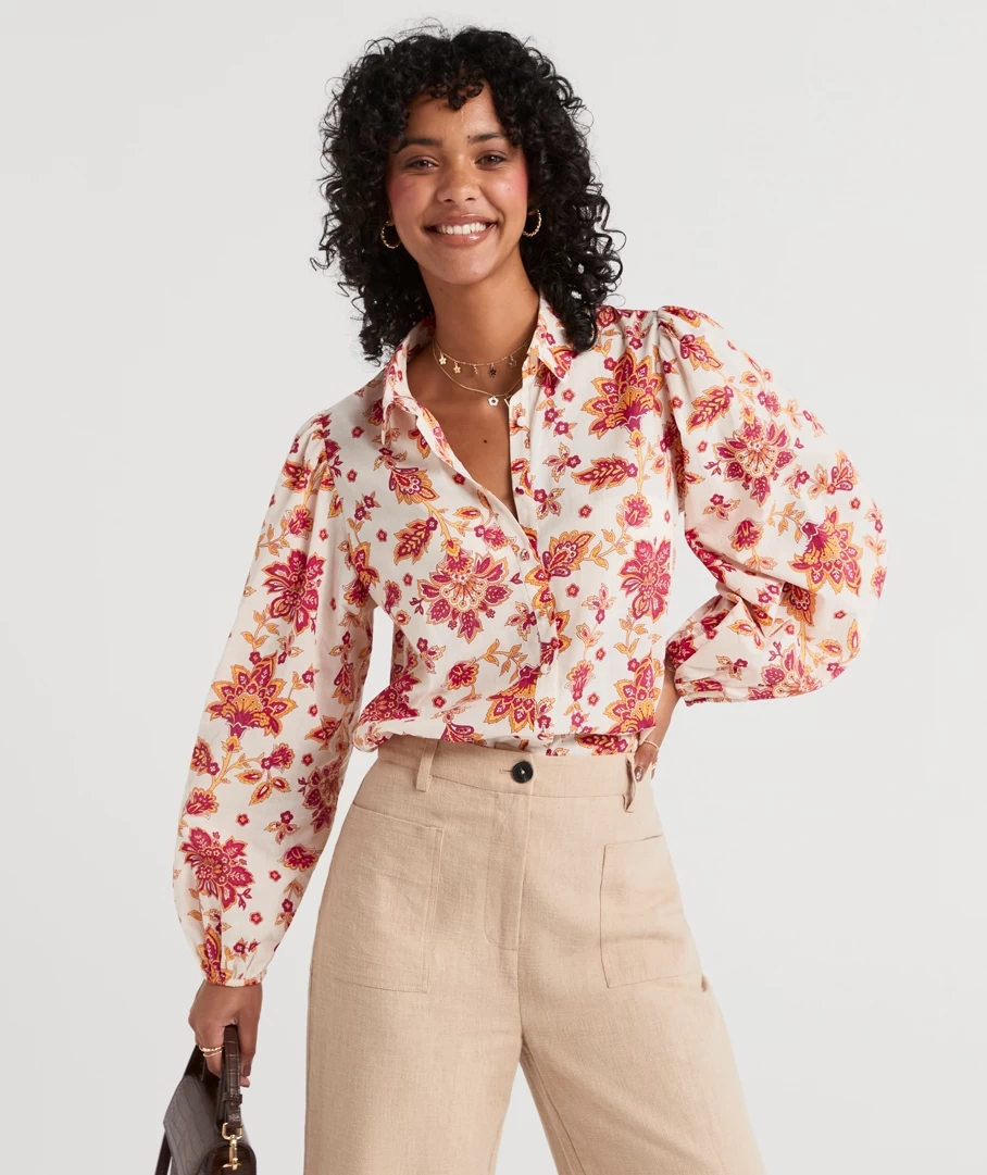 ZAIDA COTTON PRINTED SHIRT - Image 8