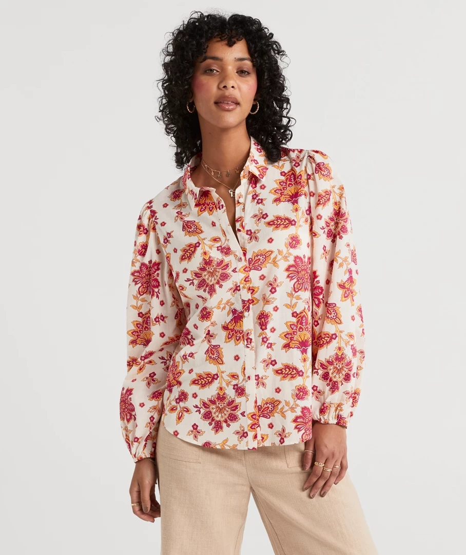 ZAIDA COTTON PRINTED SHIRT - Image 9