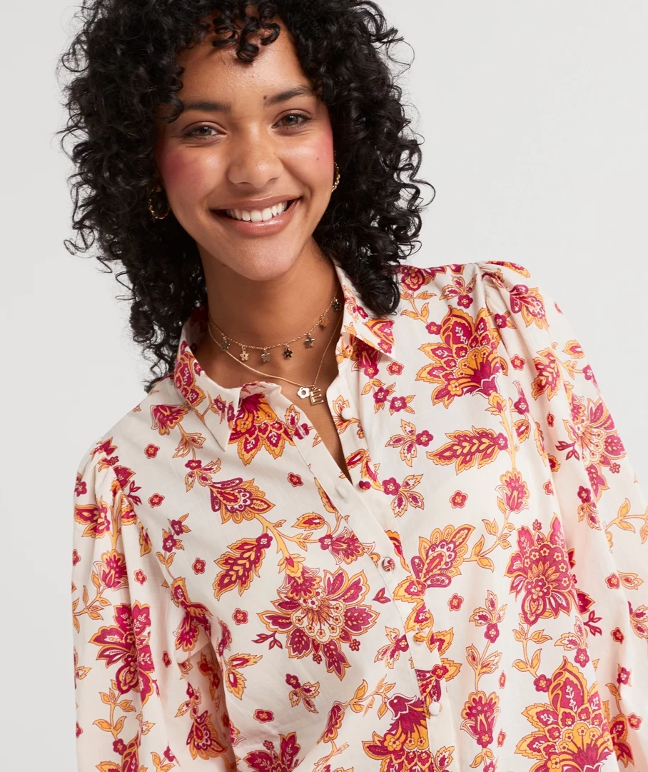 ZAIDA COTTON PRINTED SHIRT - Image 10