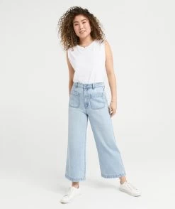 THE PATCH POCKET CULOTTE JEAN