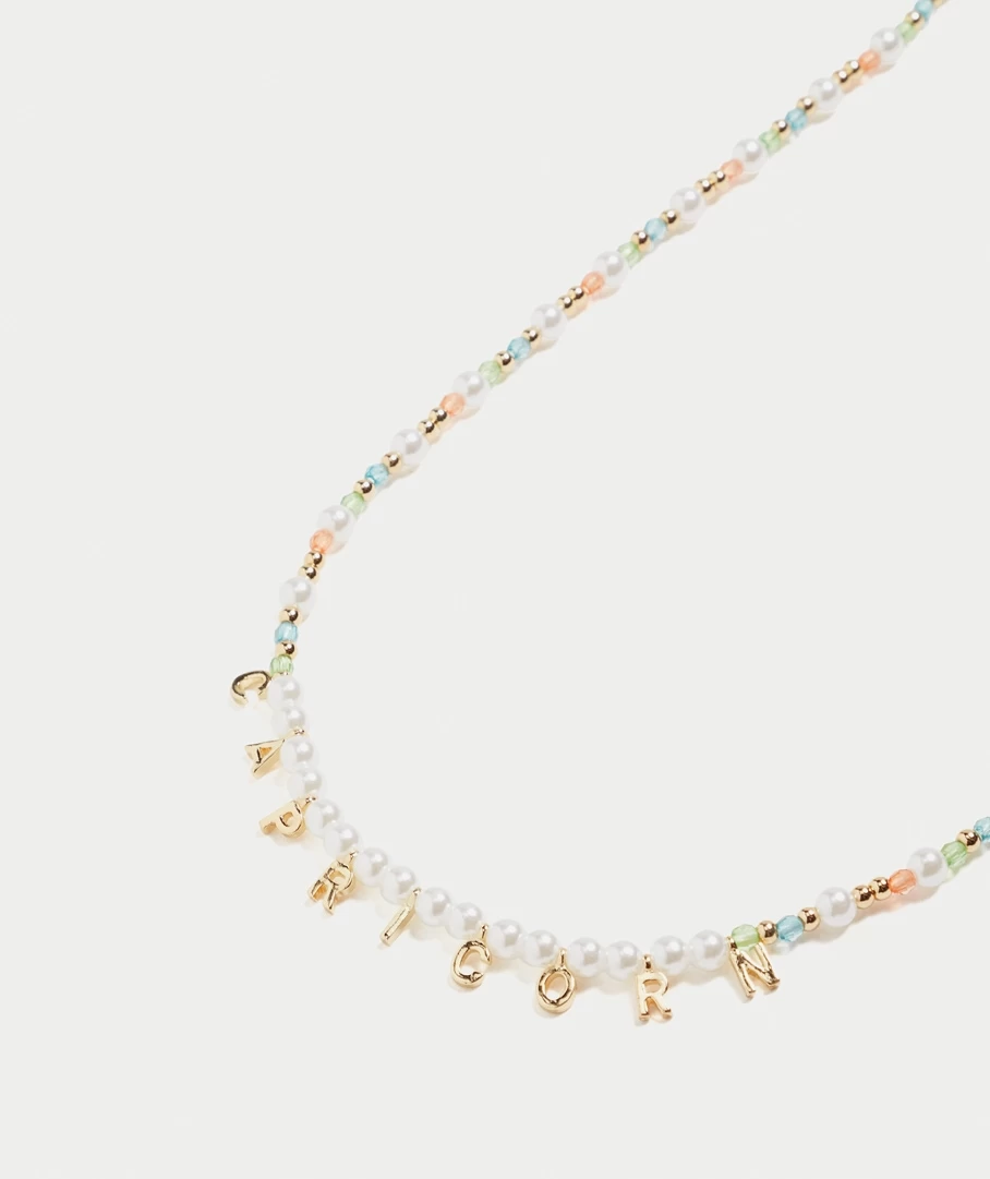 STARGAZER BEADED ZODIAC NECKLACE - Image 2