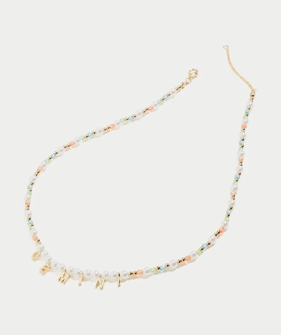 STARGAZER BEADED ZODIAC NECKLACE - Image 3