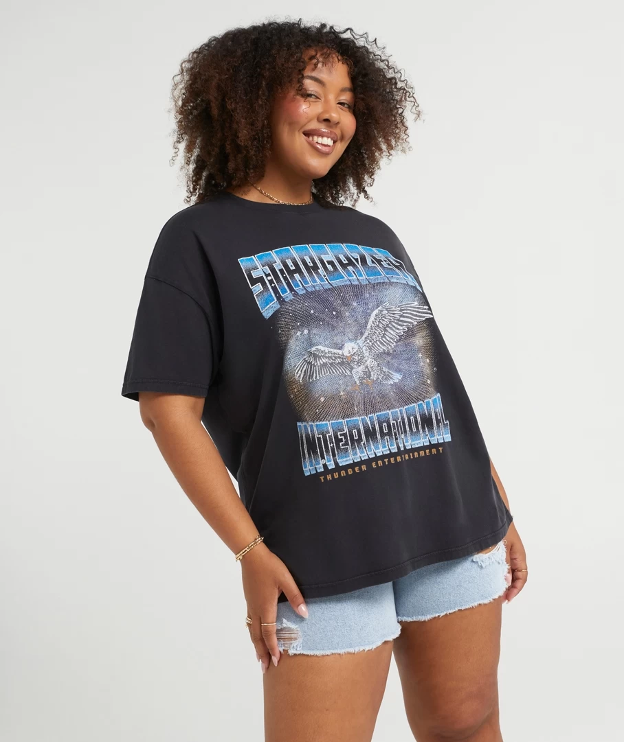 STARGAZER GRAPHIC BOYFRIEND T-SHIRT - Image 6