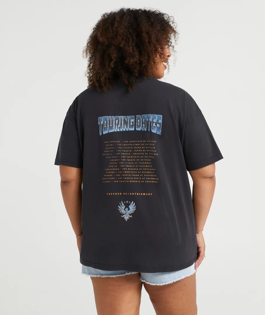 STARGAZER GRAPHIC BOYFRIEND T-SHIRT - Image 7