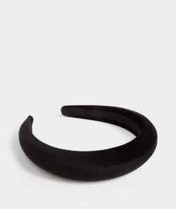 BLACK PADDED HEADBAND