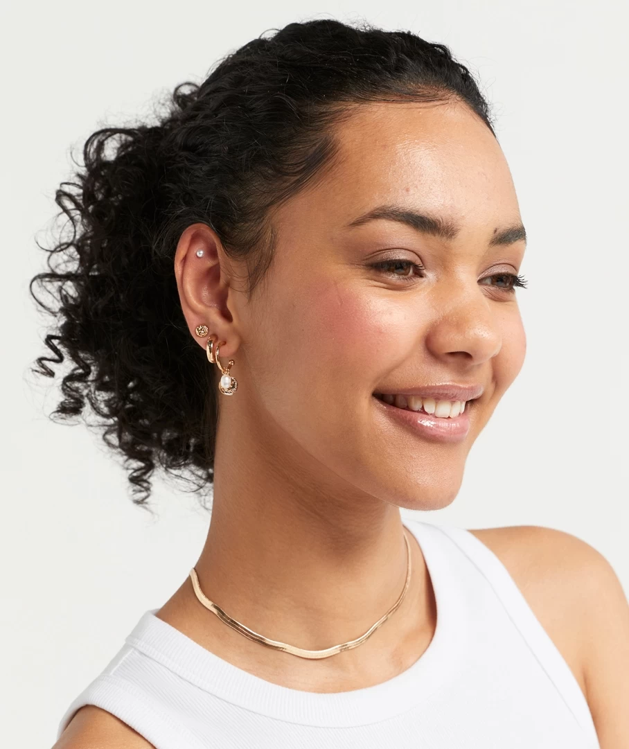 GOLD PLATED SNAKE CHAIN NECKLACE - Image 5