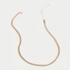 GOLD PLATED SNAKE CHAIN NECKLACE