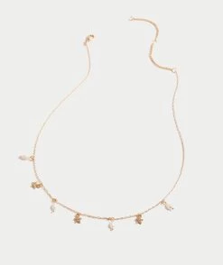 GOLD PLATED CELESTIAL CHARM NECKLACE