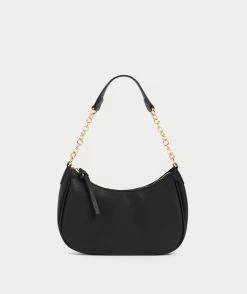 BLAKE BLACK CHAIN SHOULDER BAG
