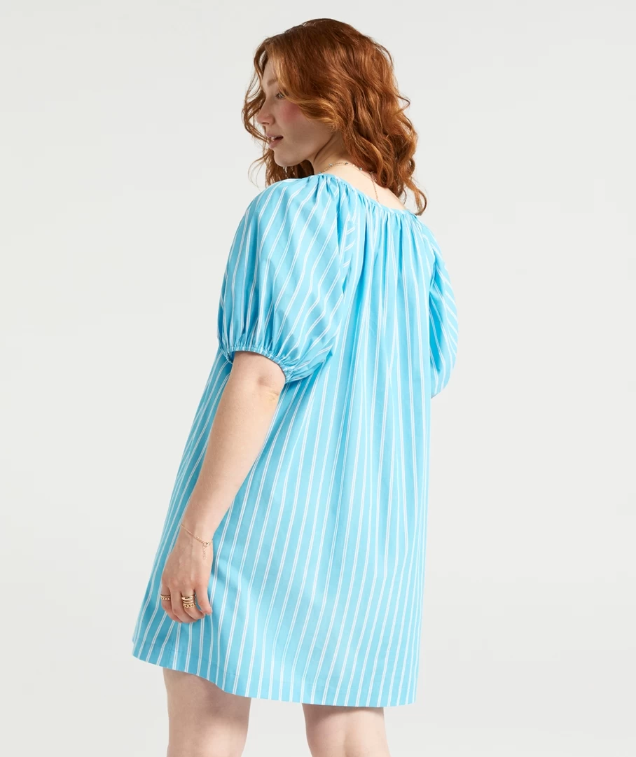 HANNA COTTON SMOCK MINI DRESS - Image 9