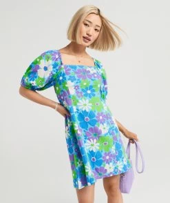 IVY LINEN MINI DRESS