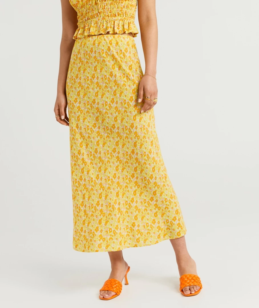 JENNA SLIP MIDI SKIRT - Image 2
