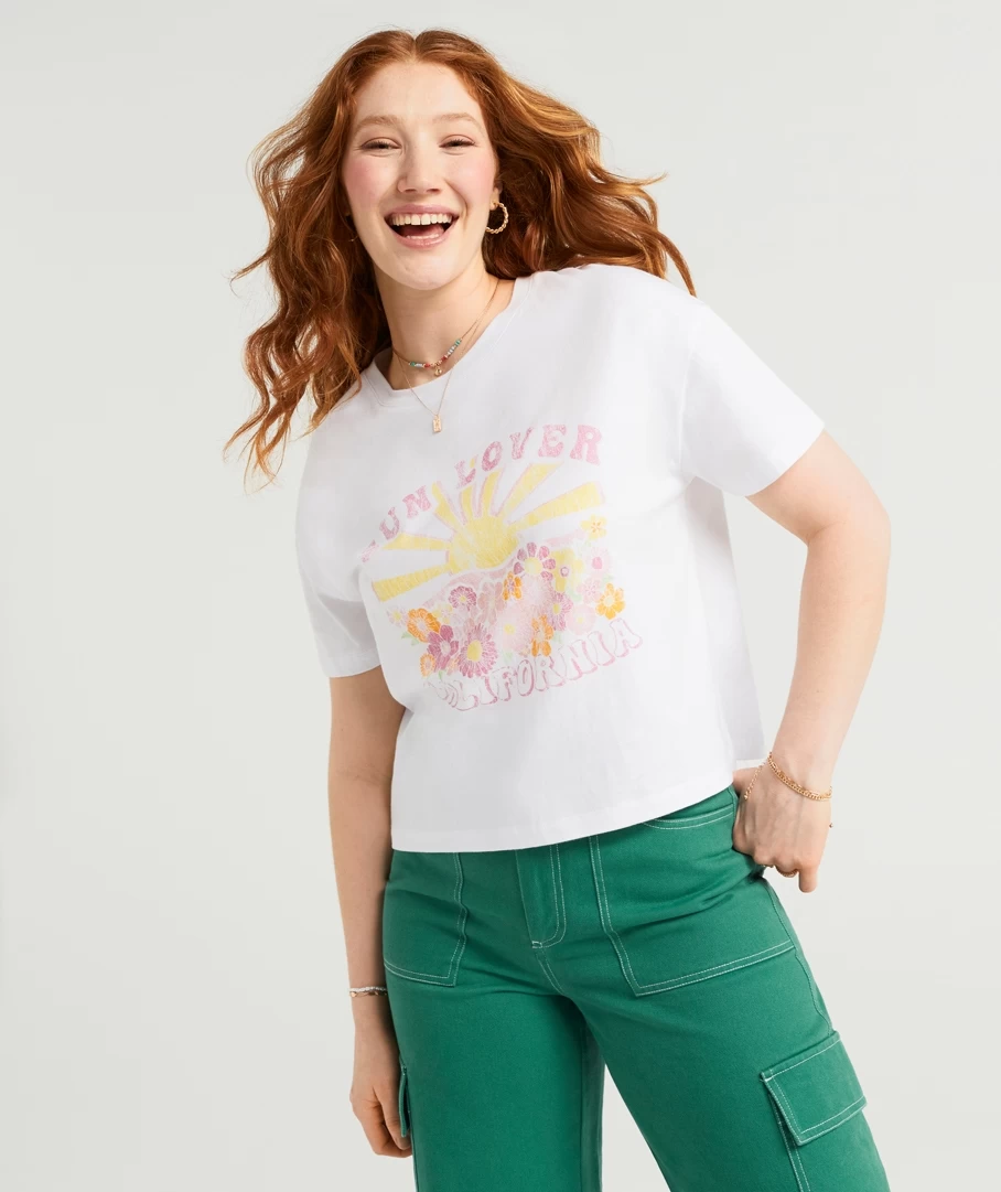 SUN LOVER GRAPHIC T-SHIRT - Image 2