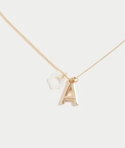 DAISY CHARM ALPHABET NECKLACE