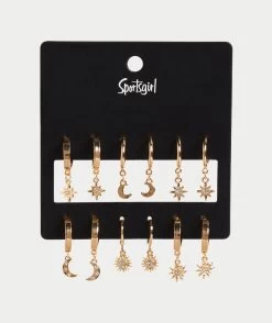 GOLD STARRY NIGHT EARRING PACK