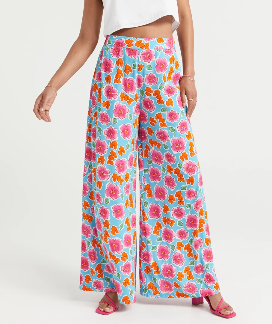 STELLA PRINTED PALAZZO PANTS - Image 2