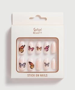 STICK ON NAILS - BUTTERFLIES