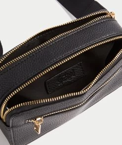 DILLON BLACK CAMERA CROSSBODY BAG