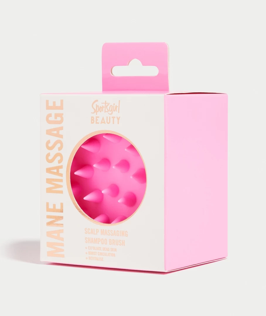 MANE MASSAGE - NEON PINK SCALP MASSAGING SHAMPOO BRUSH - Image 2