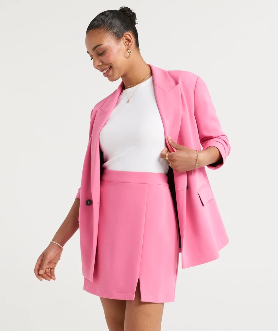 REINA CREPE MINI SKIRT - Image 4