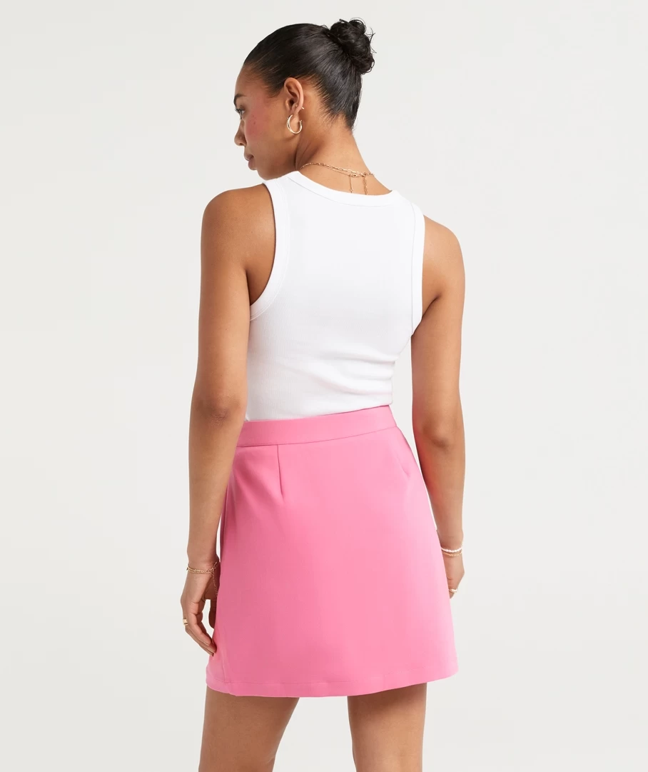 REINA CREPE MINI SKIRT - Image 6