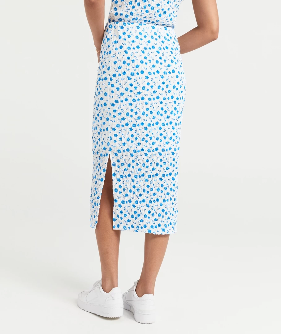 BIANCA TEXTURED MIDI SKIRT - Image 4