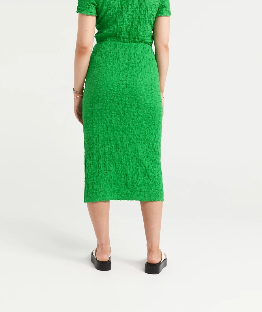 BIANCA TEXTURED MIDI SKIRT - Image 7