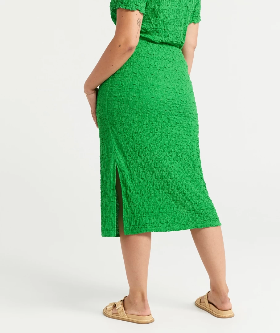 BIANCA TEXTURED MIDI SKIRT - Image 10