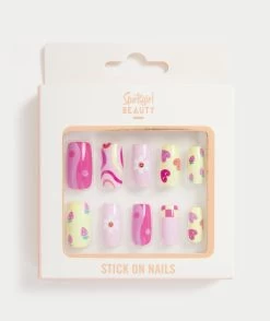 STICK ON NAILS - PASTEL MOTIFS