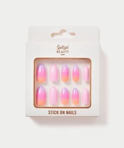 STICK ON NAILS - SUNSET OMBRE