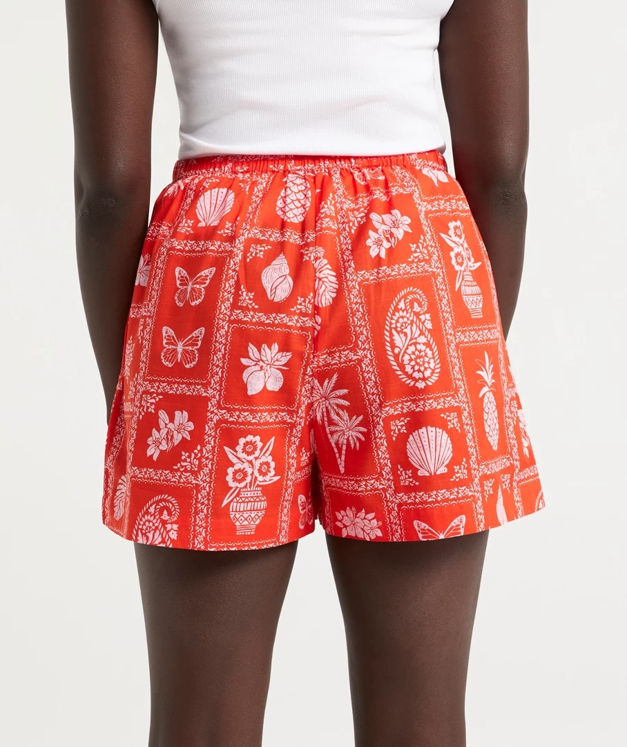 REESE COTTON PRINTED SHORTS - Image 3