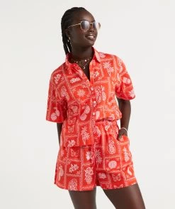 REESE COTTON PRINTED SHIRT